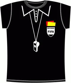 Football Referee Black